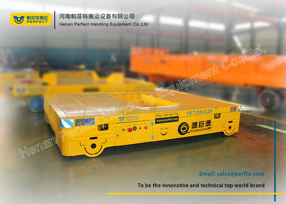 Motorized Transfer Trolley Steel Transport Carriage Machine Handling Steerable Bogie