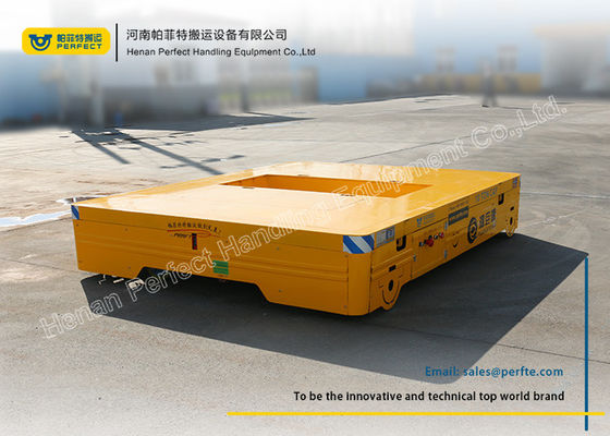 Motorized Transfer Trolley Steel Transport Carriage Machine Handling Steerable Bogie