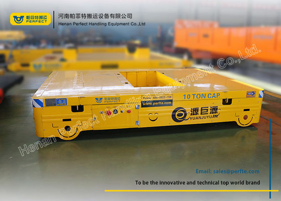 Motorized Transfer Trolley Steel Transport Carriage Machine Handling Steerable Bogie