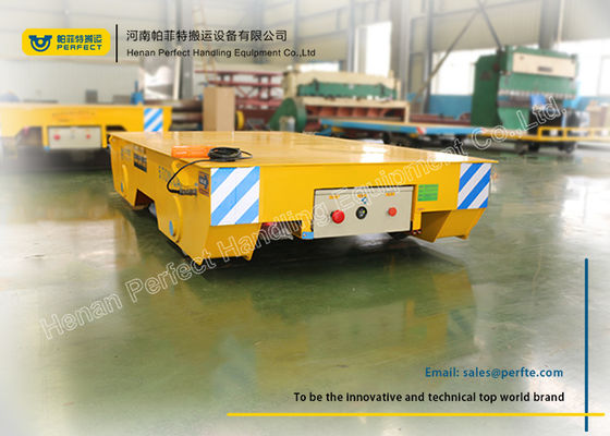 Paper Mills Rail Transfer Cart / Battery Transfer Carriage Steel Box Structure