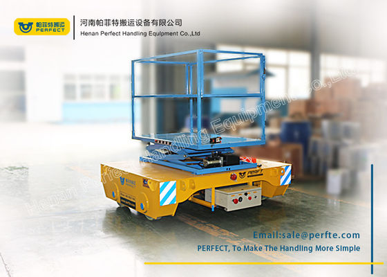 Utility Portable Lifting Platform / Material Transfer Trolley Large Load Capacity