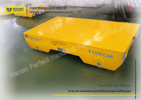 battery powered electric flat cars on rail for industrial transfer